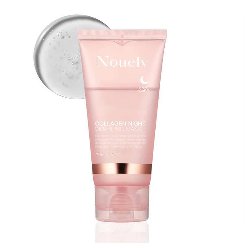masque facial au collagène