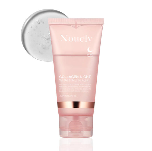 masque facial au collagène
