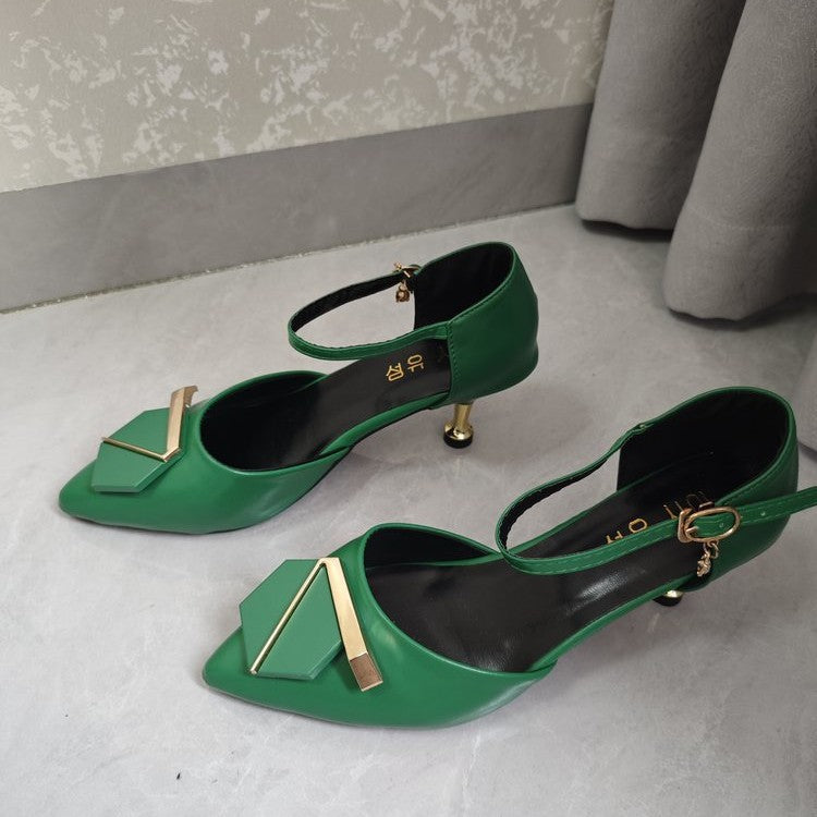 Chaussures :Sandales à talons épais pour femmes