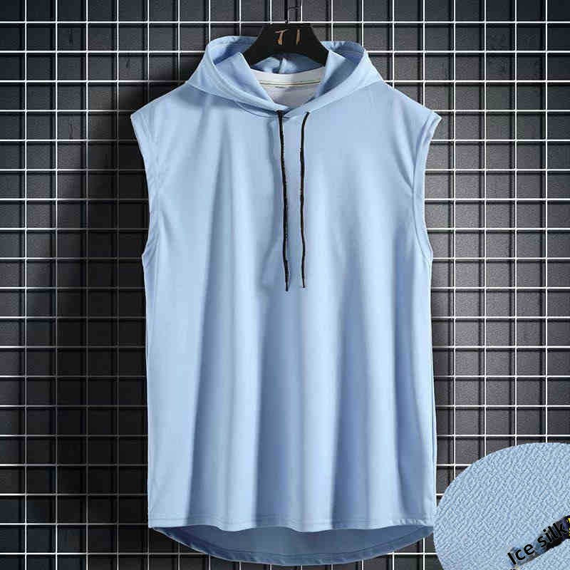 Habit :Sweat à capuche sans manches pour homme