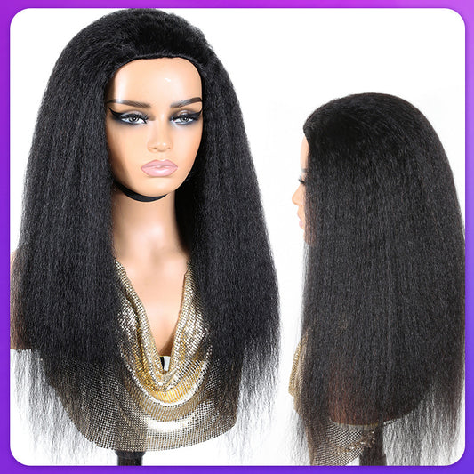 Demi-perruque en cheveux humains