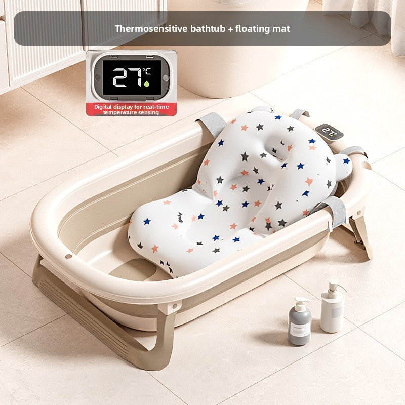 Baignoire pliable pour bébé avec accessoires