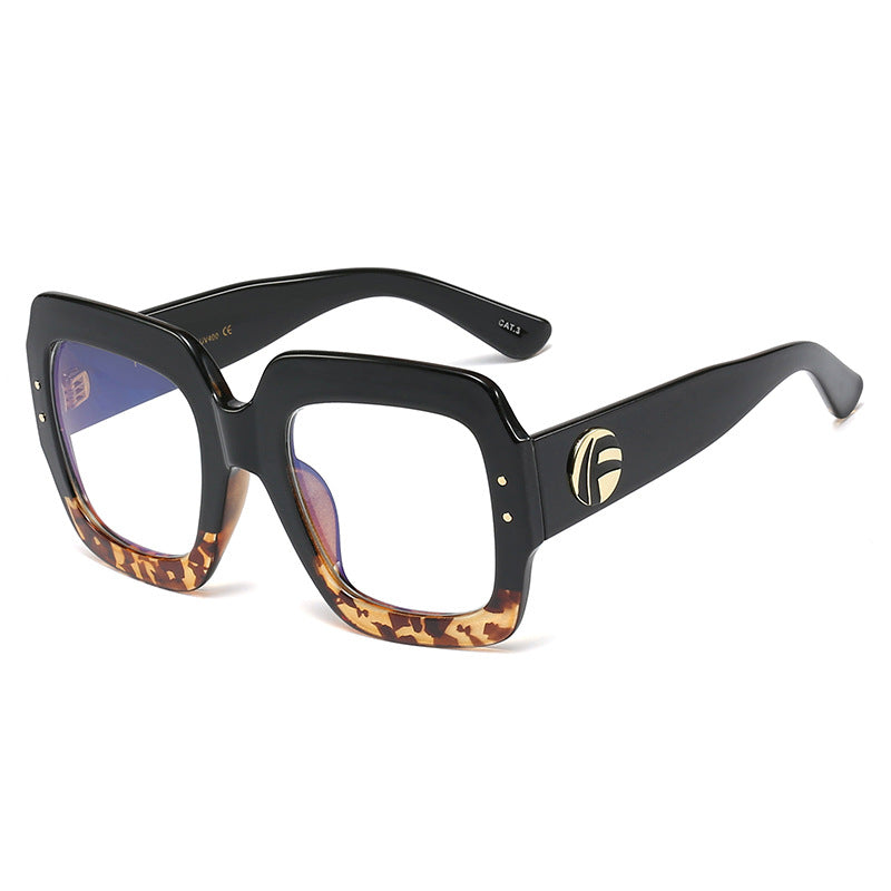 Lunettes anti-lumière bleue à grande monture