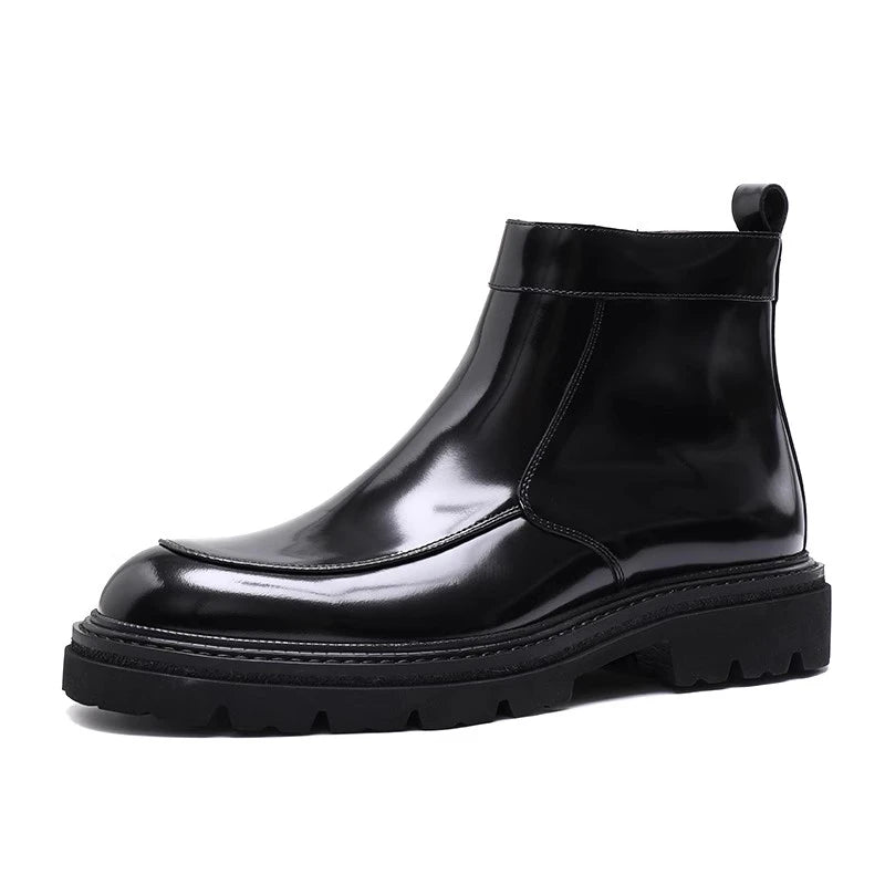 Chaussures montantes décontractées en cuir