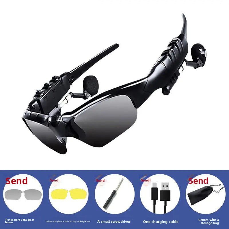 Lunettes Bluetooth de traduction IA intelligente avec appels audio