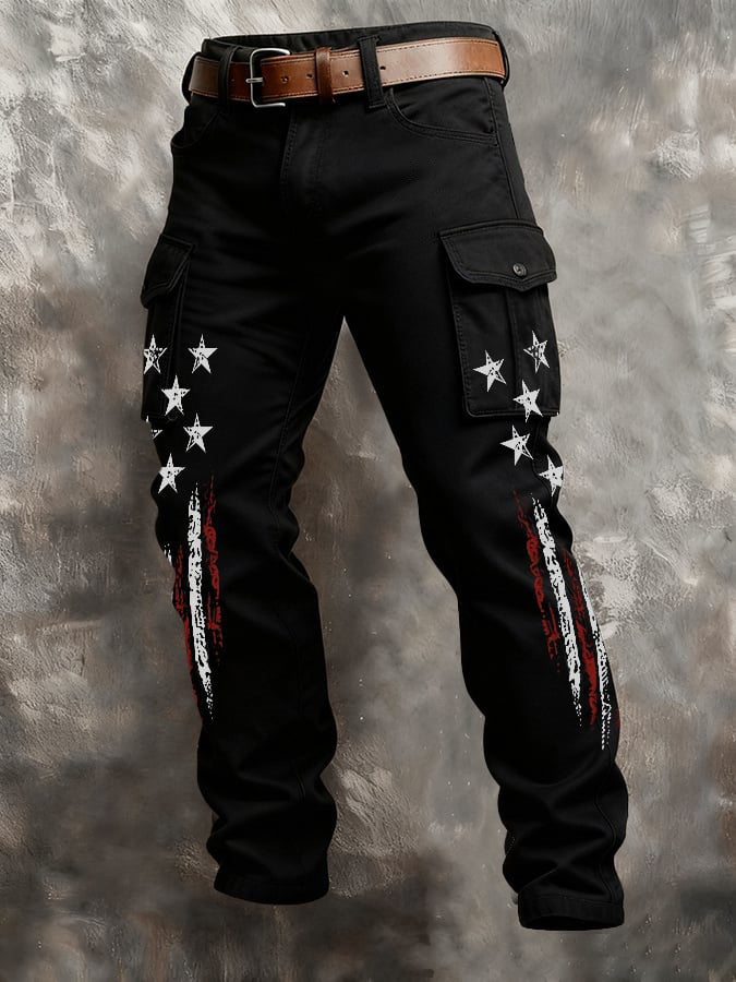 Mens Retro Cargo Pants