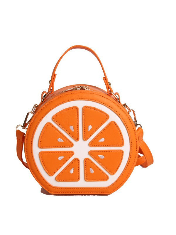 Sac bandoulière orange créatif