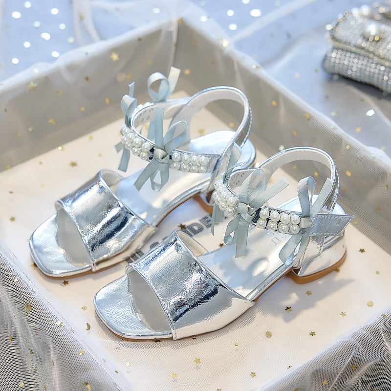 Sandales d'été pour filles style princesse