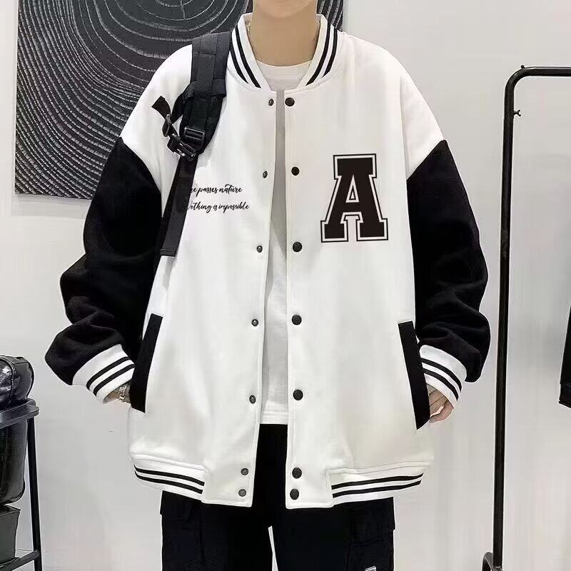 Veste de baseball style américain pour hommes