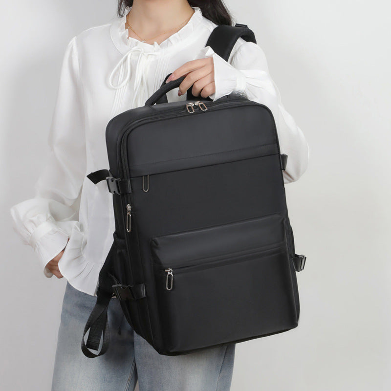 Sac à dos de voyage compressible avec compartiment pour ordinateur portable