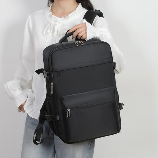 Sac à dos de voyage compressible avec compartiment pour ordinateur portable