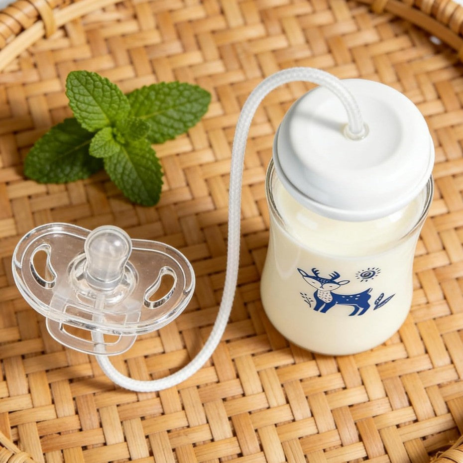 Dispositif créatif de biberon pour nourrir les bébés sans utiliser les mains