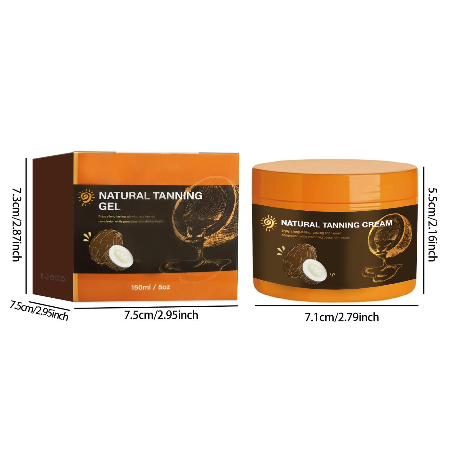 Crème autobronzante hydratante et nourrissante pour un teint éclatant.