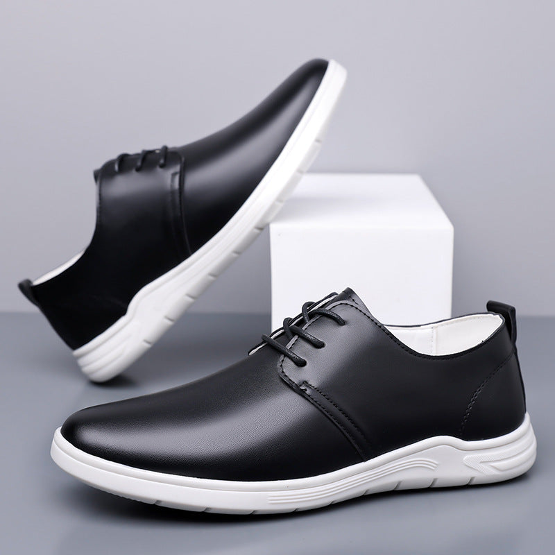 Chaussures décontractées en cuir véritable