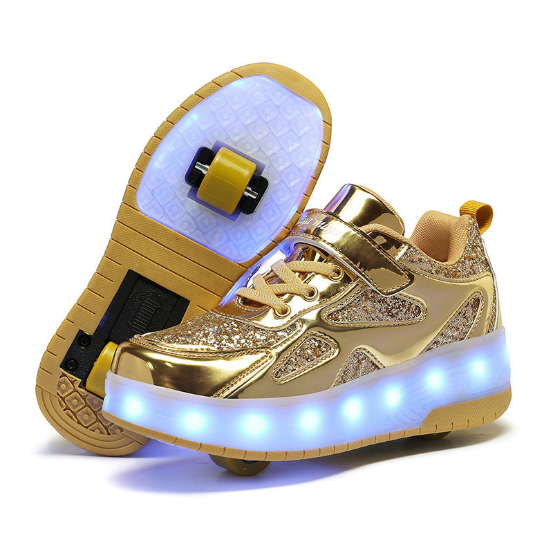 Patins à roulettes illuminés