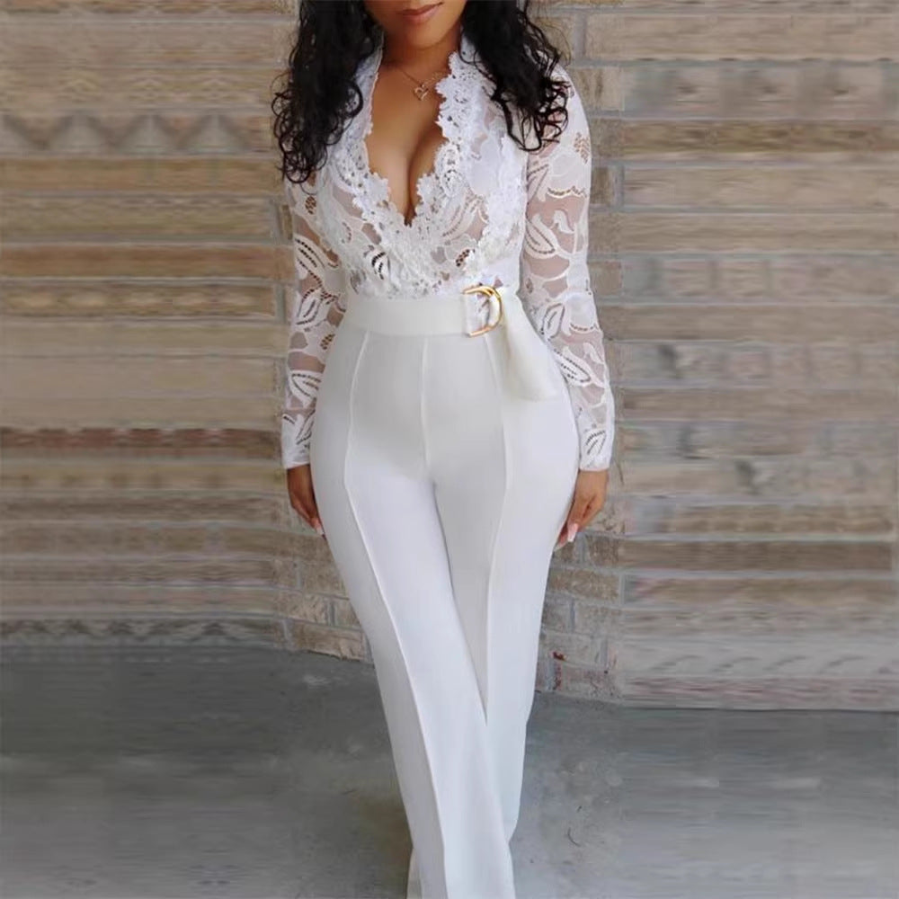 Pantalon combinaison sans couture