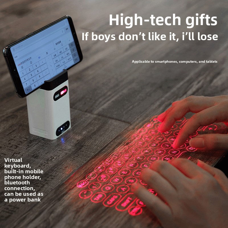 Clavier à projection laser portable