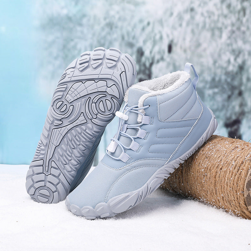 Bottes d'hiver imperméables avec doublure en polaire