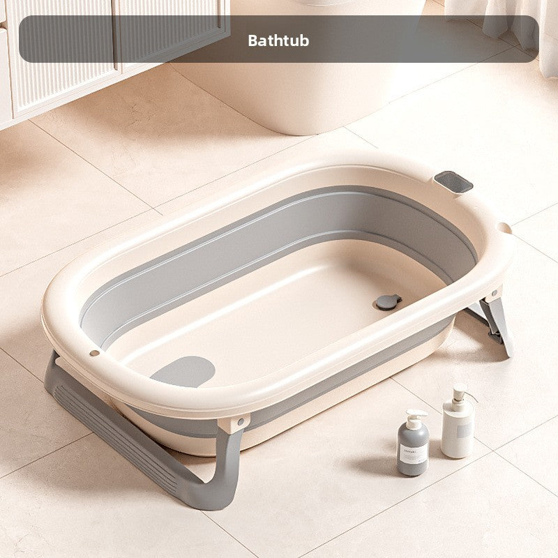 Baignoire pliable pour bébé avec accessoires