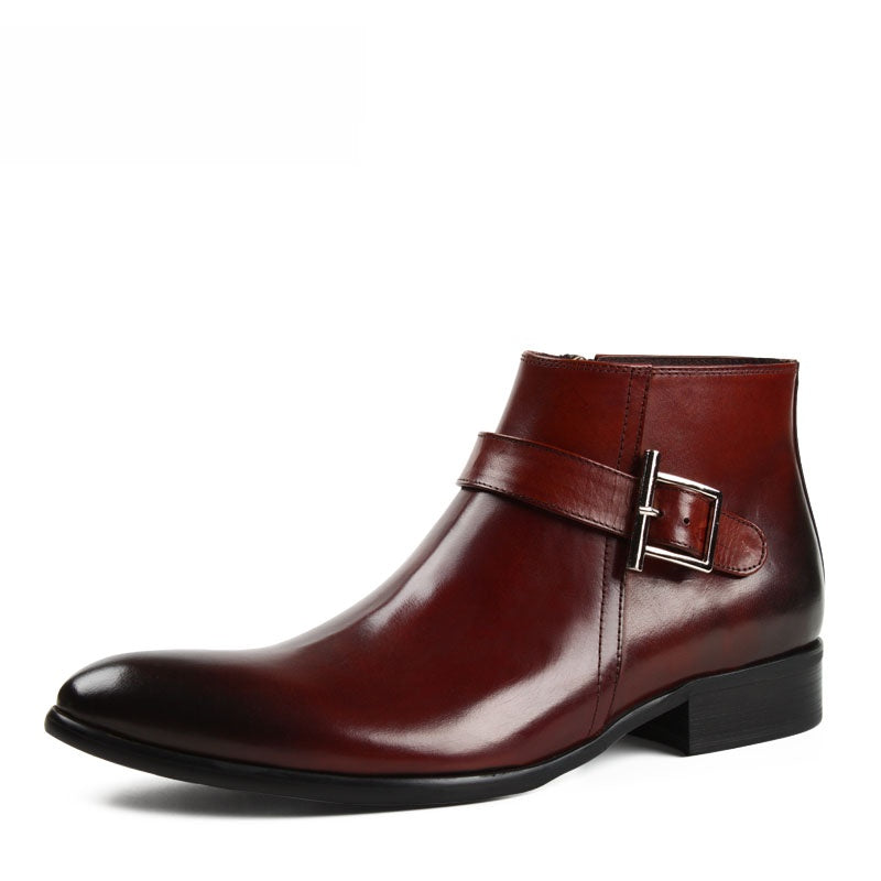 bottes en cuir pour hommes