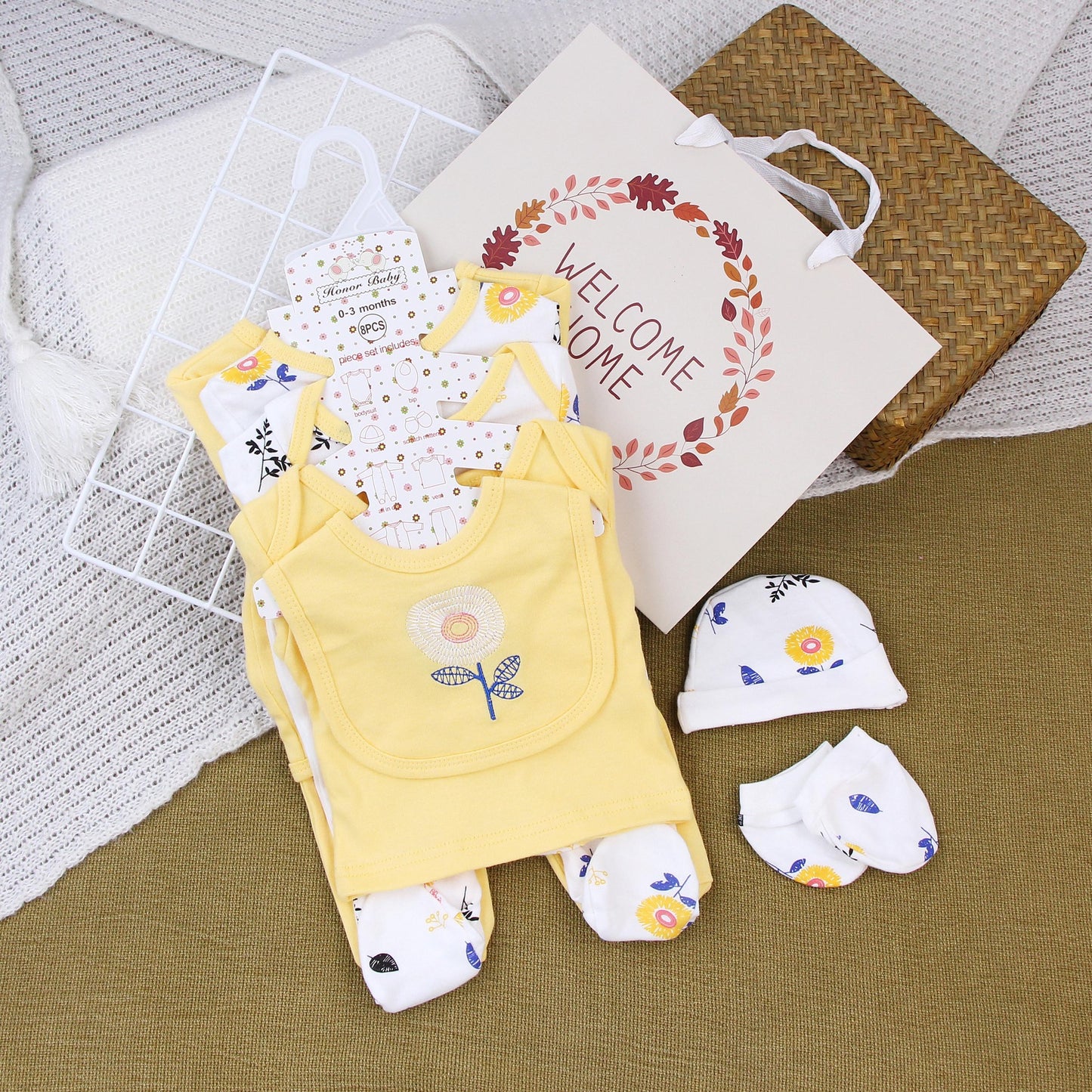 Combinaison en coton pour nouveau-né