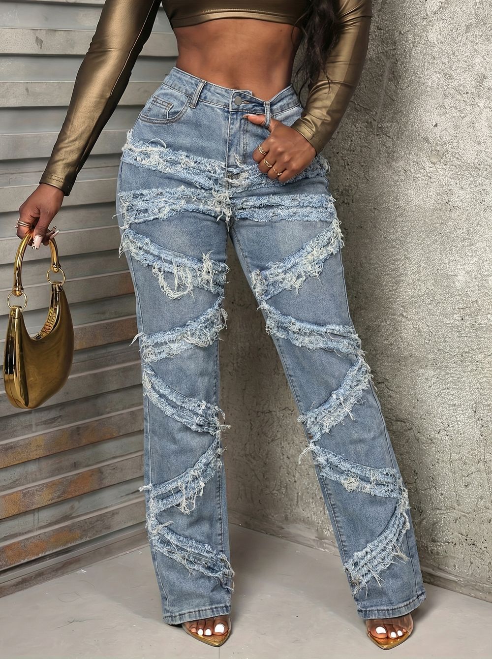 Pantalon en jean pour femmes