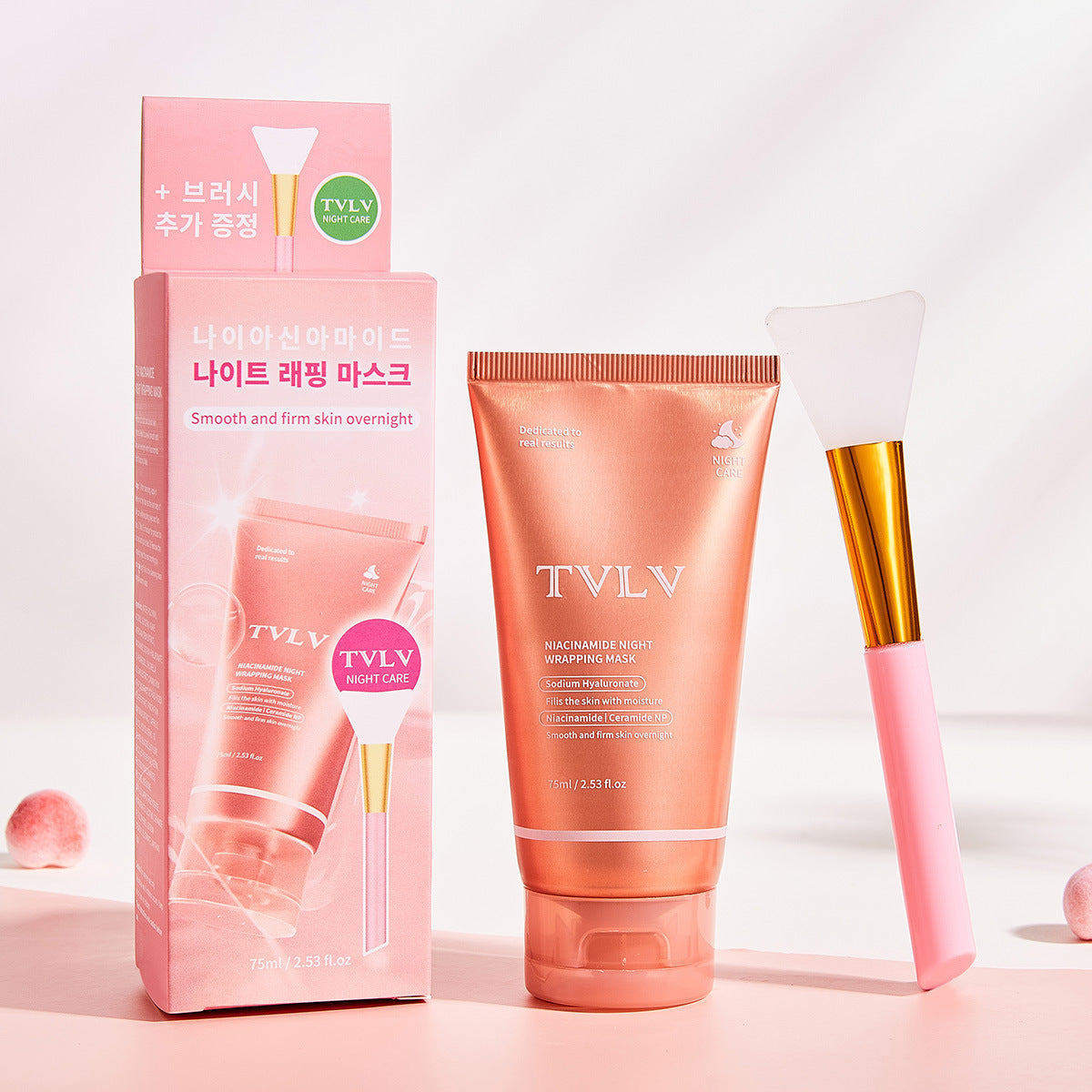 Masque peel-off hydratant au collagène et à la niacinamide