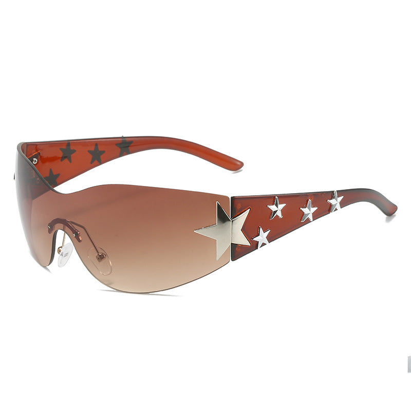 Lunettes de soleil serties de diamants
