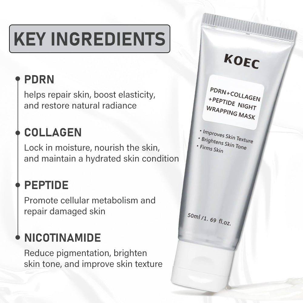 Masque de nuit peeling au collagène