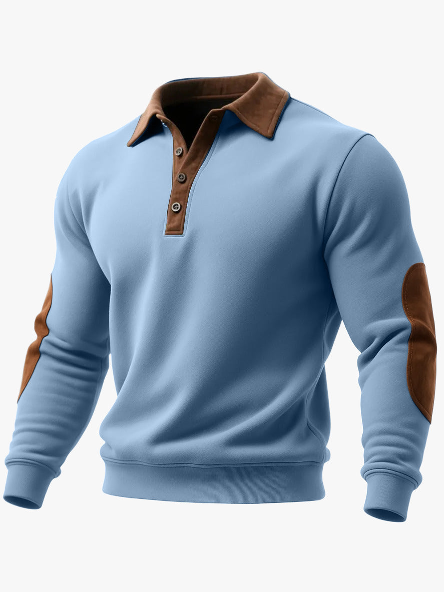 Sweat-shirt à demi-fermeture éclair