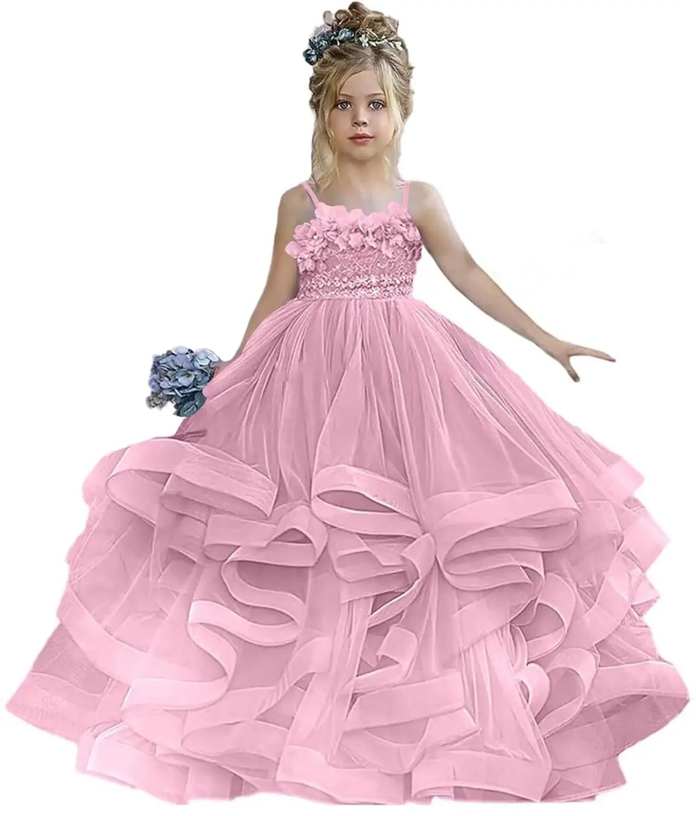 Robe de princesse à bretelles
