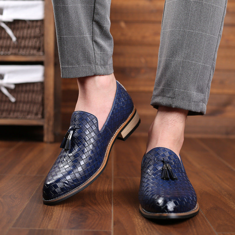 Chaussures Mocassins à Glands pour Homme à Enfiler