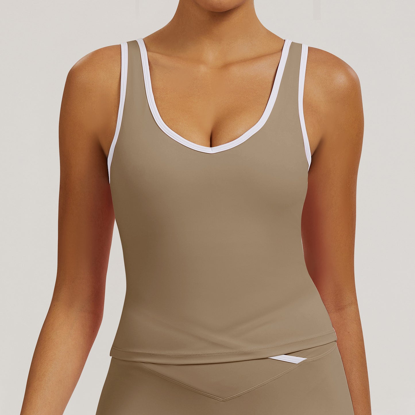 Habit :Débardeur de sport dos nu pour femmes