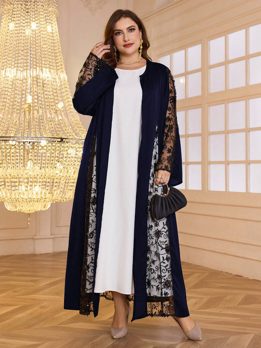 Robe de dame perlée