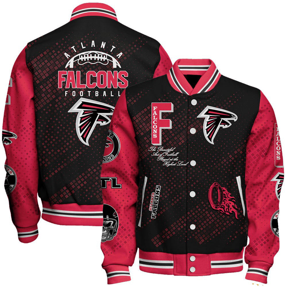 Veste de baseball à col montant