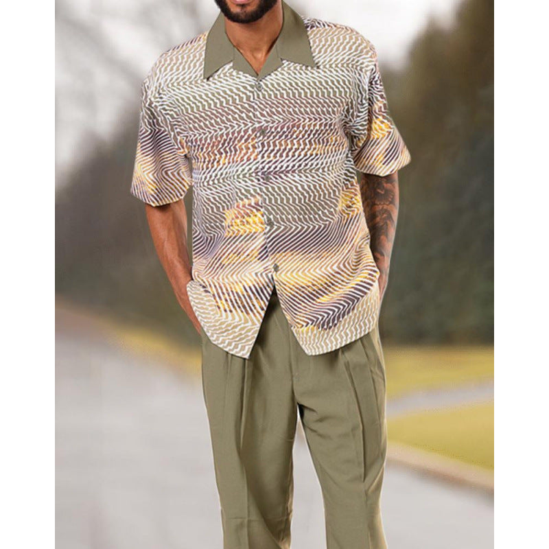 Ensemble de chemises décontractées style plage printemps-été