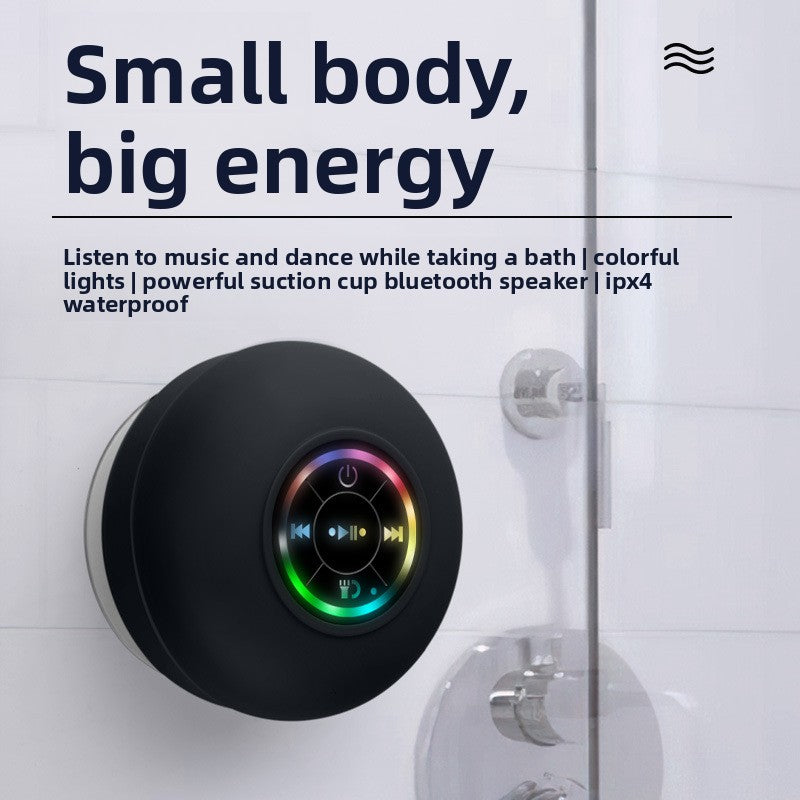 Enceinte Bluetooth étanche avec lumière LED