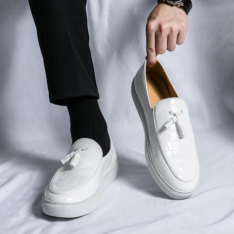 Chaussures en cuir décontractées pour hommes