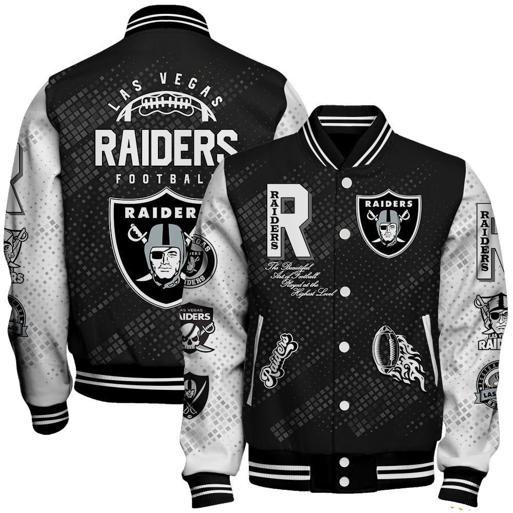 Veste de baseball à col montant