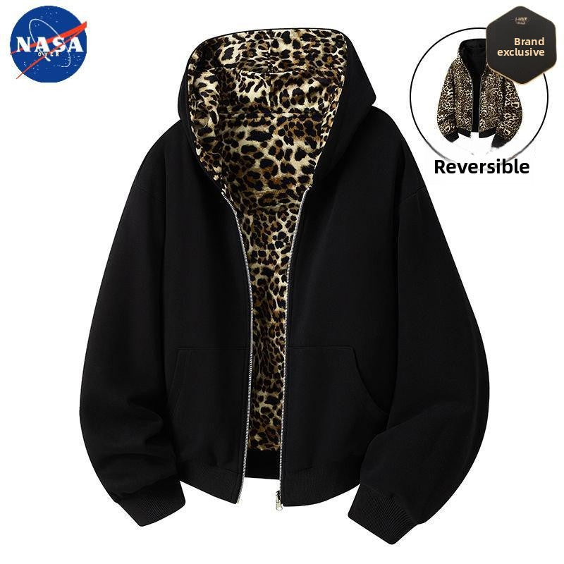 Sweat-shirt cardigan