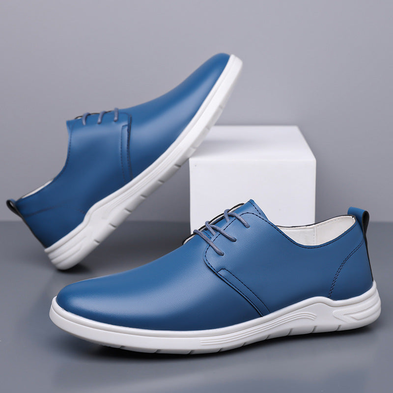Chaussures décontractées en cuir véritable