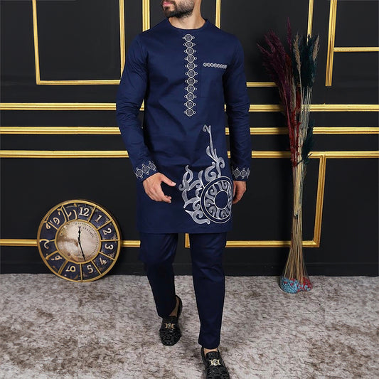 costume pour hommes brodé