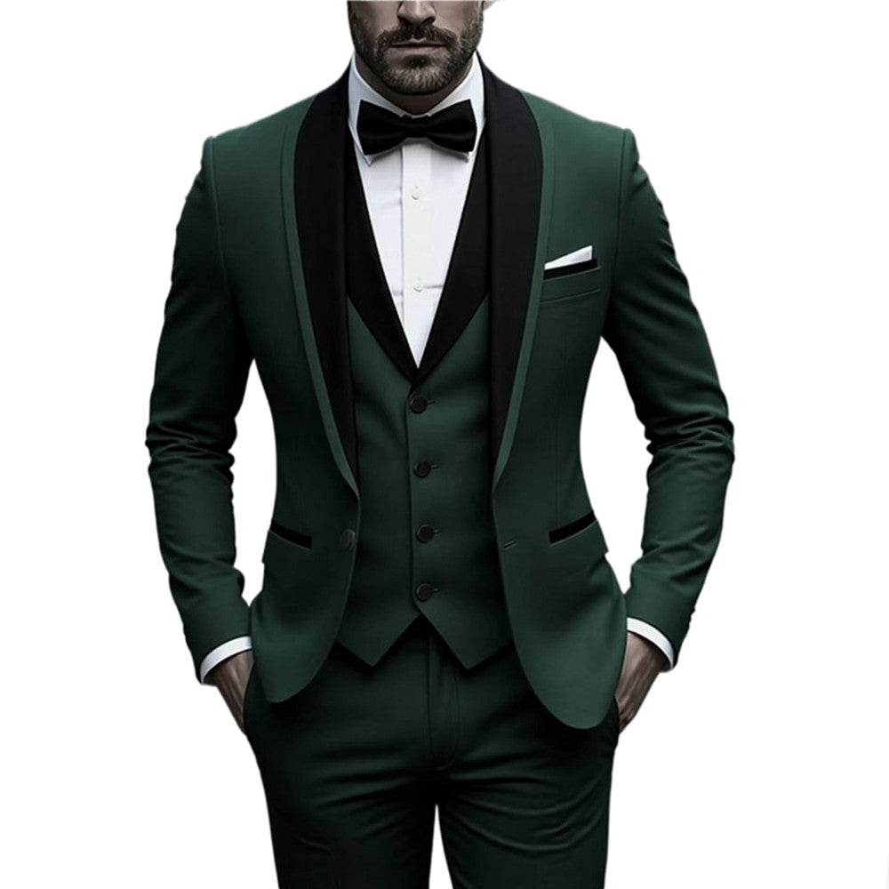 Costume slim pour homme, style business décontracté