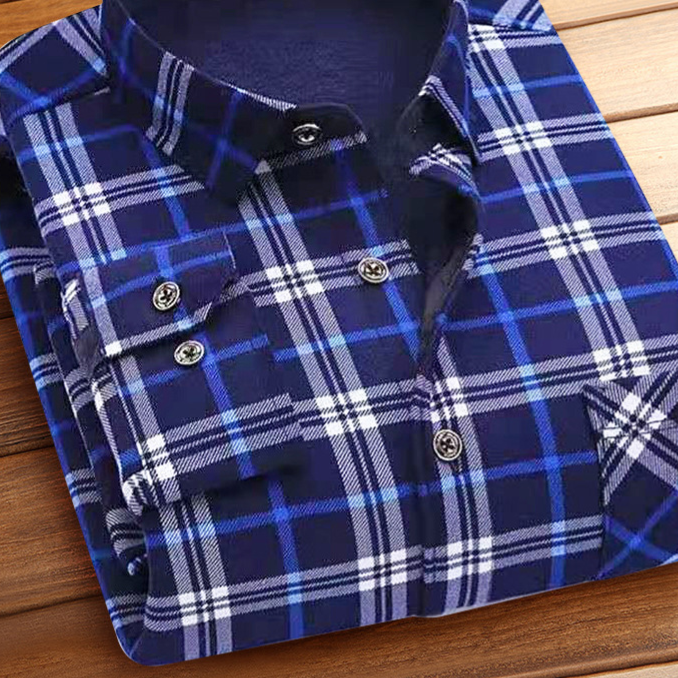 Chemise à carreaux pour homme