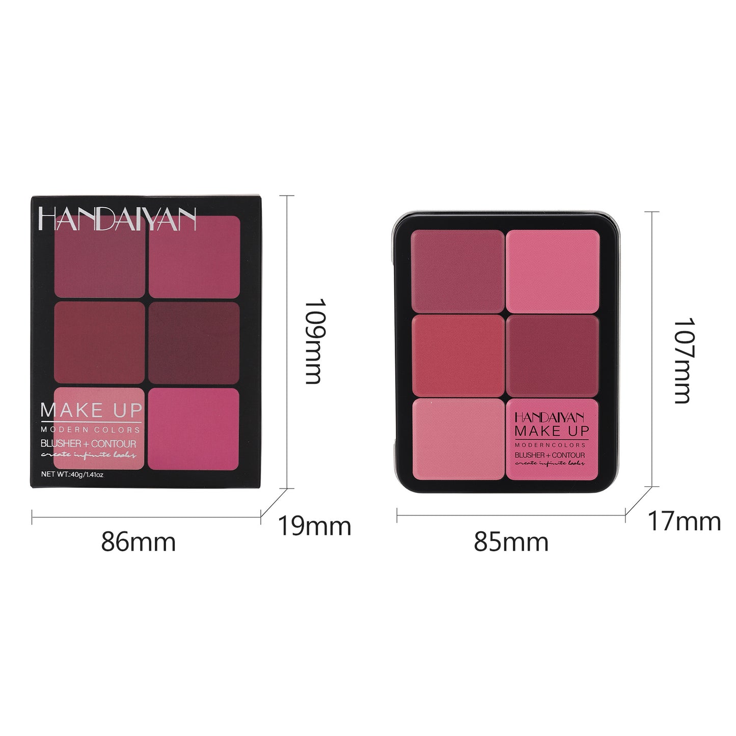 Blush 12 couleurs