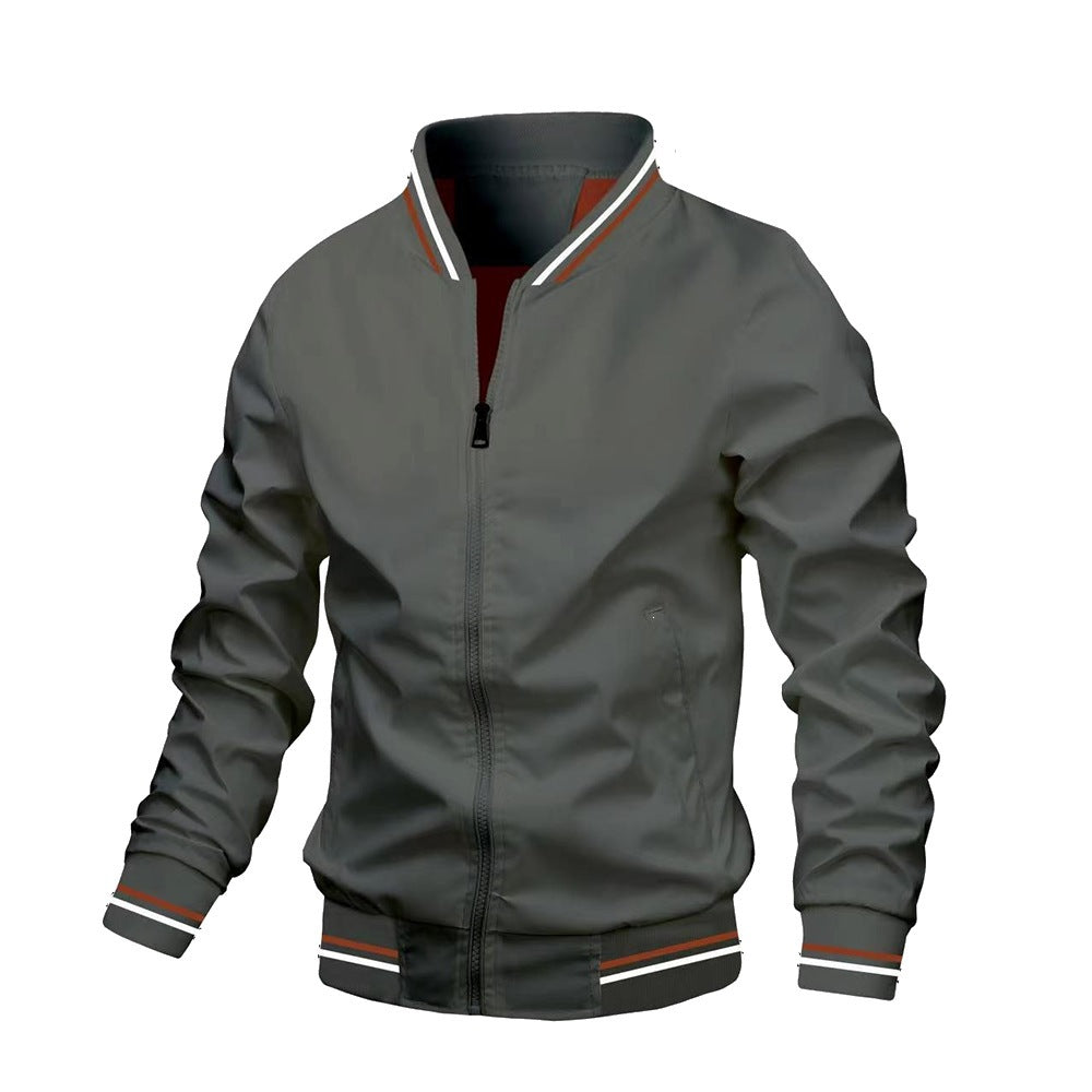 Veste zippée décontractée pour homme