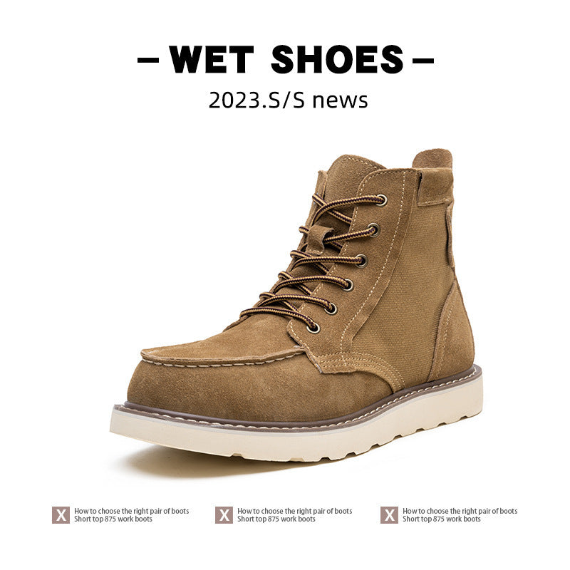 Bottes de travail rétro pour hommes