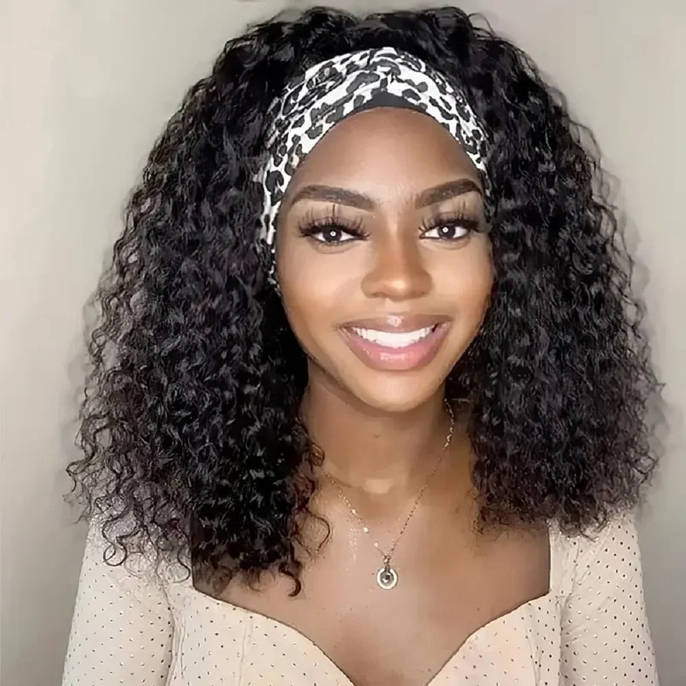 Bandeau perruque en cheveux humains