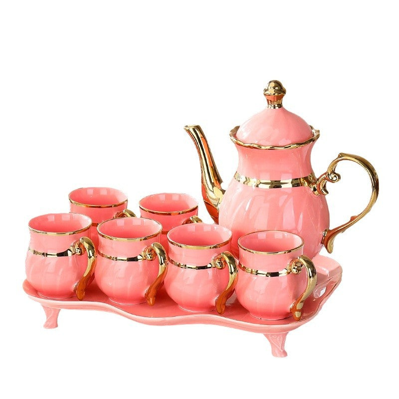 Service à thé en céramique avec coffret cadeau