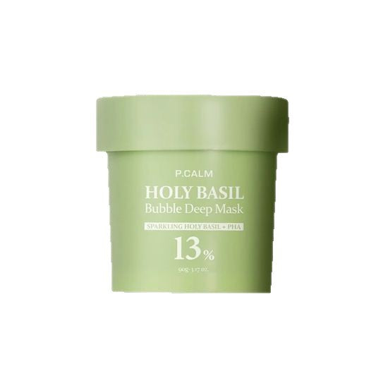 Masque pétillant à bulles au basilic sacré